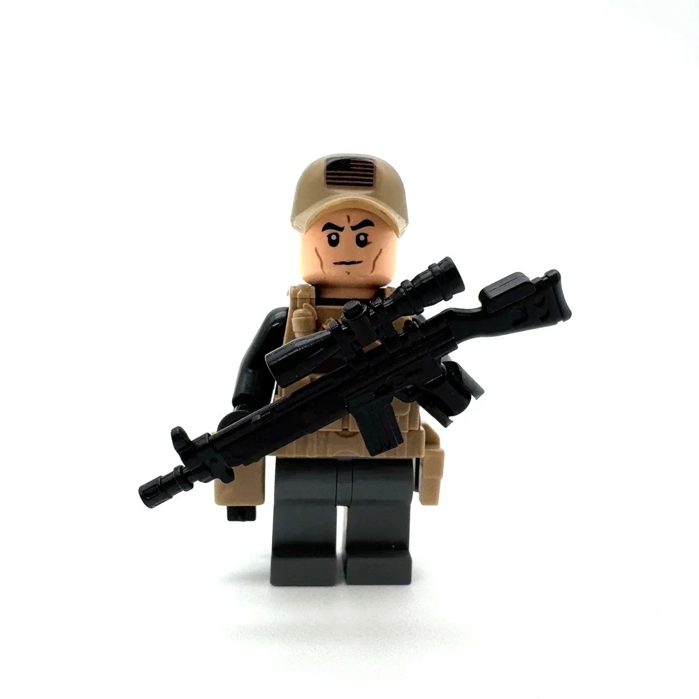 Battle Brick Custom Minifigure USA Special Forces Team Member Military Figure